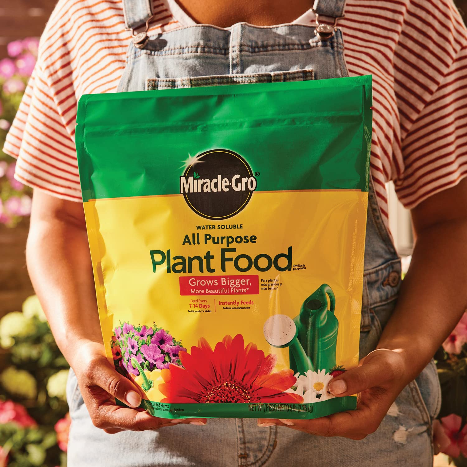 Miracle-Gro solución diluida en regadera lista para regar