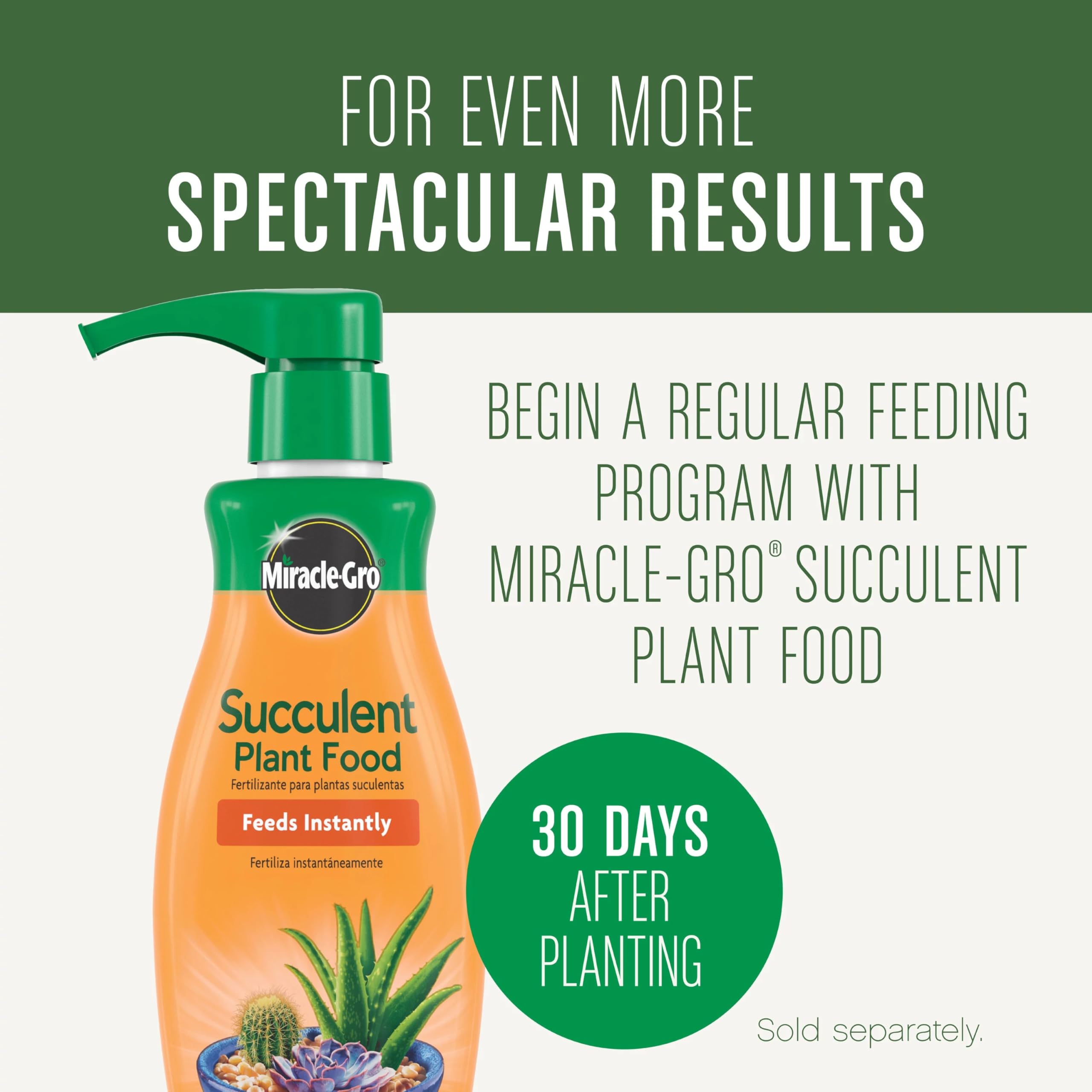 Miracle-Gro en ambiente interior decorativo favorece plantas saludables