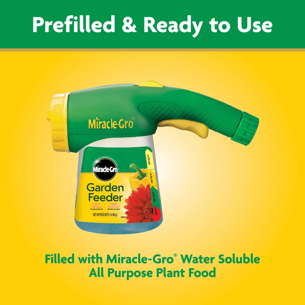 Miracle‑Gro detalle del frasco con fertilizante soluble visible