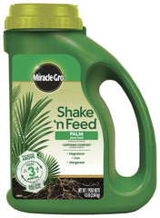 Miracle-Gro frente del paquete mostrando 4.5 lb y uso para palmas