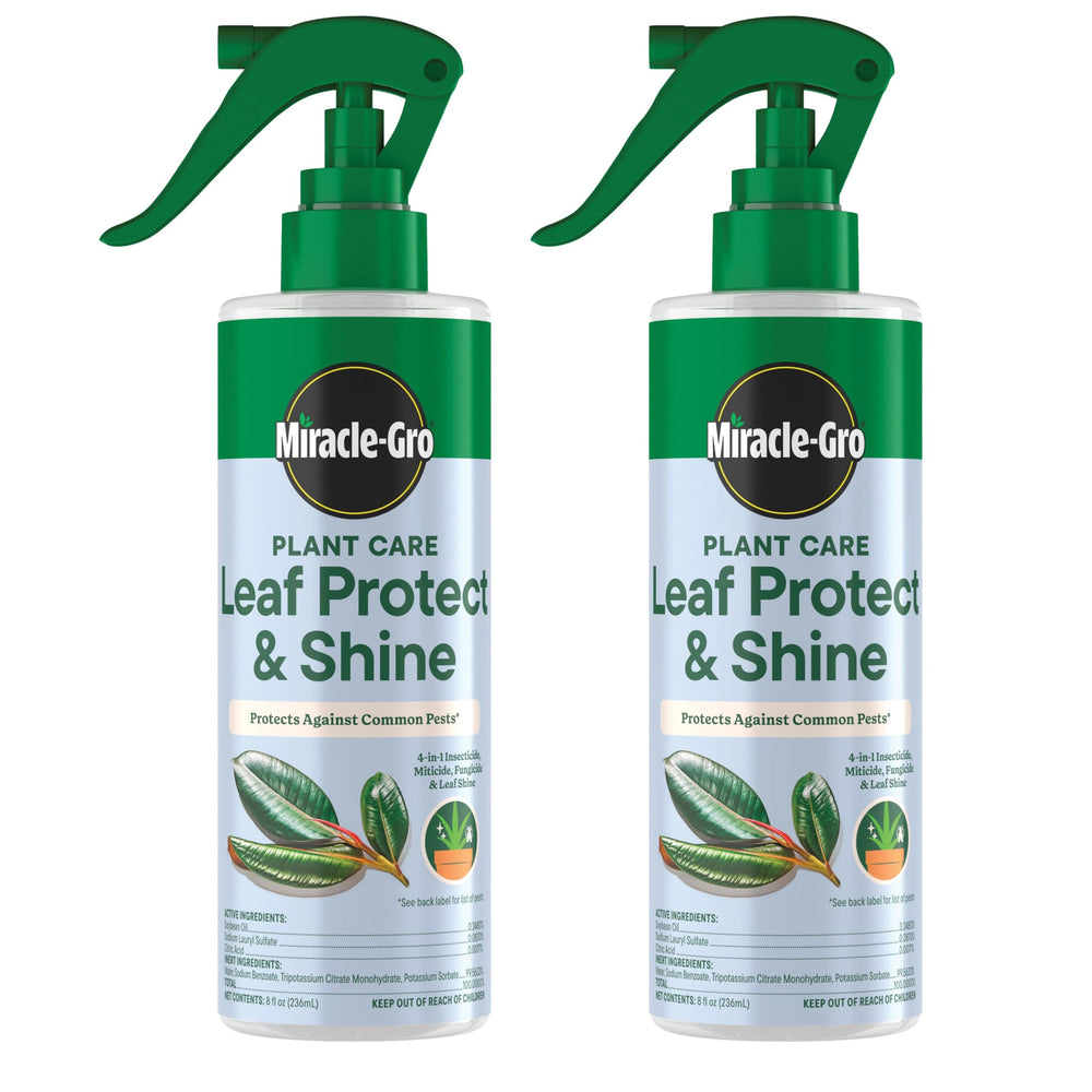 Miracle-Gro botella doble frontal mostrando el empaque y tamaño