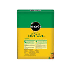 Miracle-Gro opened tub with powder texture for easy mixing