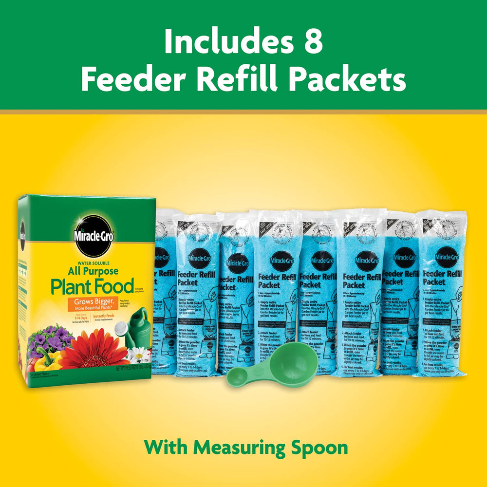 Miracle-Gro scoop detail illustrating accurate dosing benefit