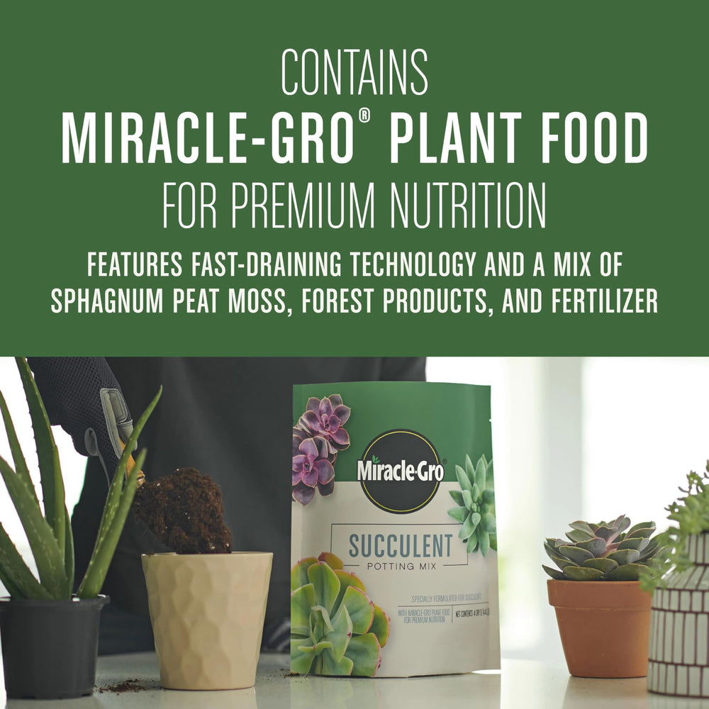 Miracle-Gro mezcla con aloe vera para crecimiento saludable