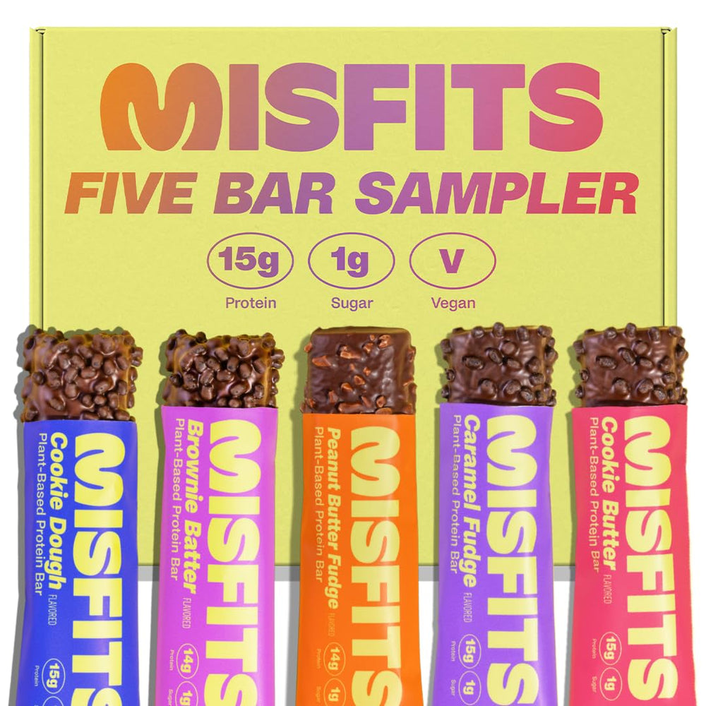 Misfits frontal del paquete variedad mostrando diseño y conveniencia