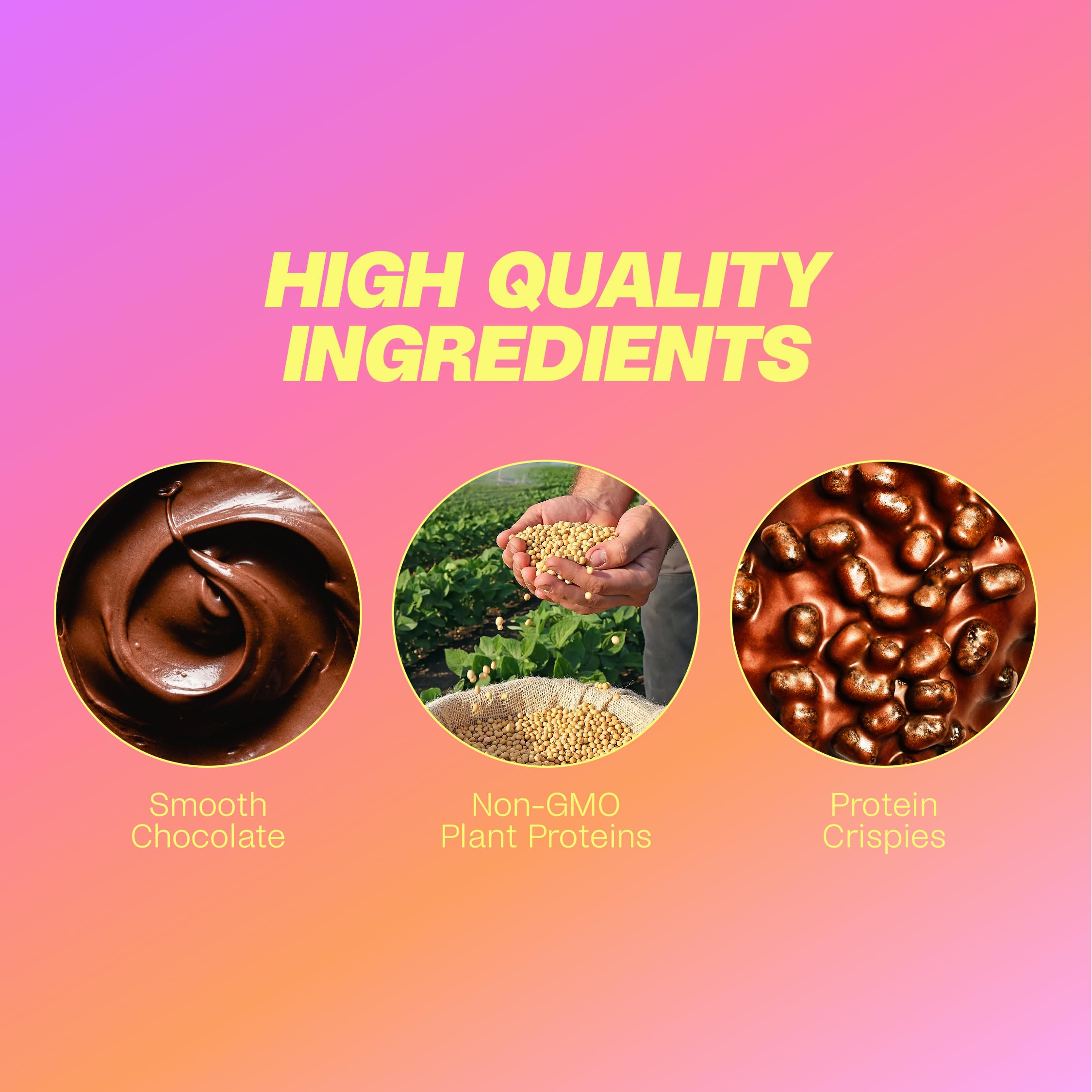 Misfits etiqueta e ingredientes resaltando origen vegetal y sin gluten