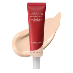MISSHA frasco y empaque No.13 mostrando diseño y facilidad de uso