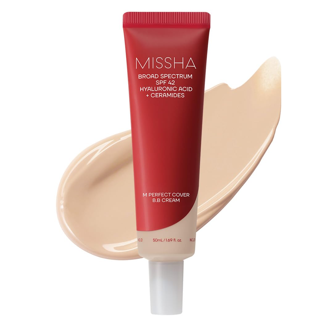 MISSHA empaque frontal mostrando acabado natural y beneficio de cobertura