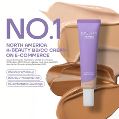 MISSHA textura tipo sérum en primer plano con acabado hidratante