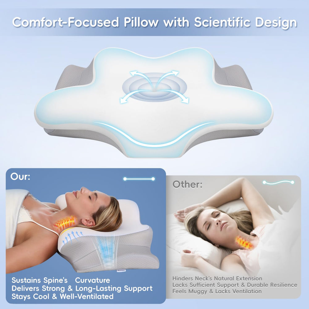 Missleep detalle del contorno que adapta cuello y cabeza para alineación