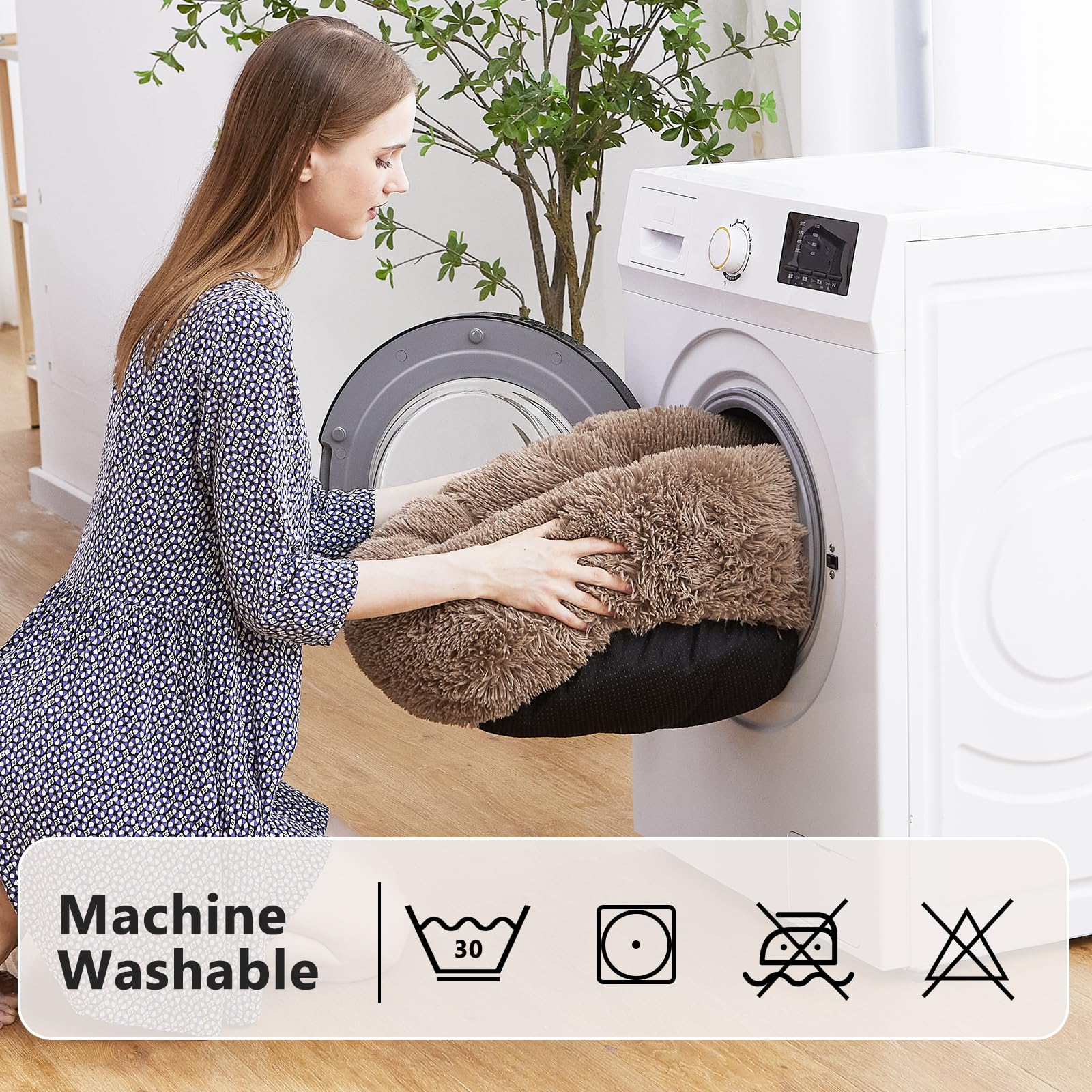 MIXJOY comparación tamaño 23'' frente a mascota pequeña