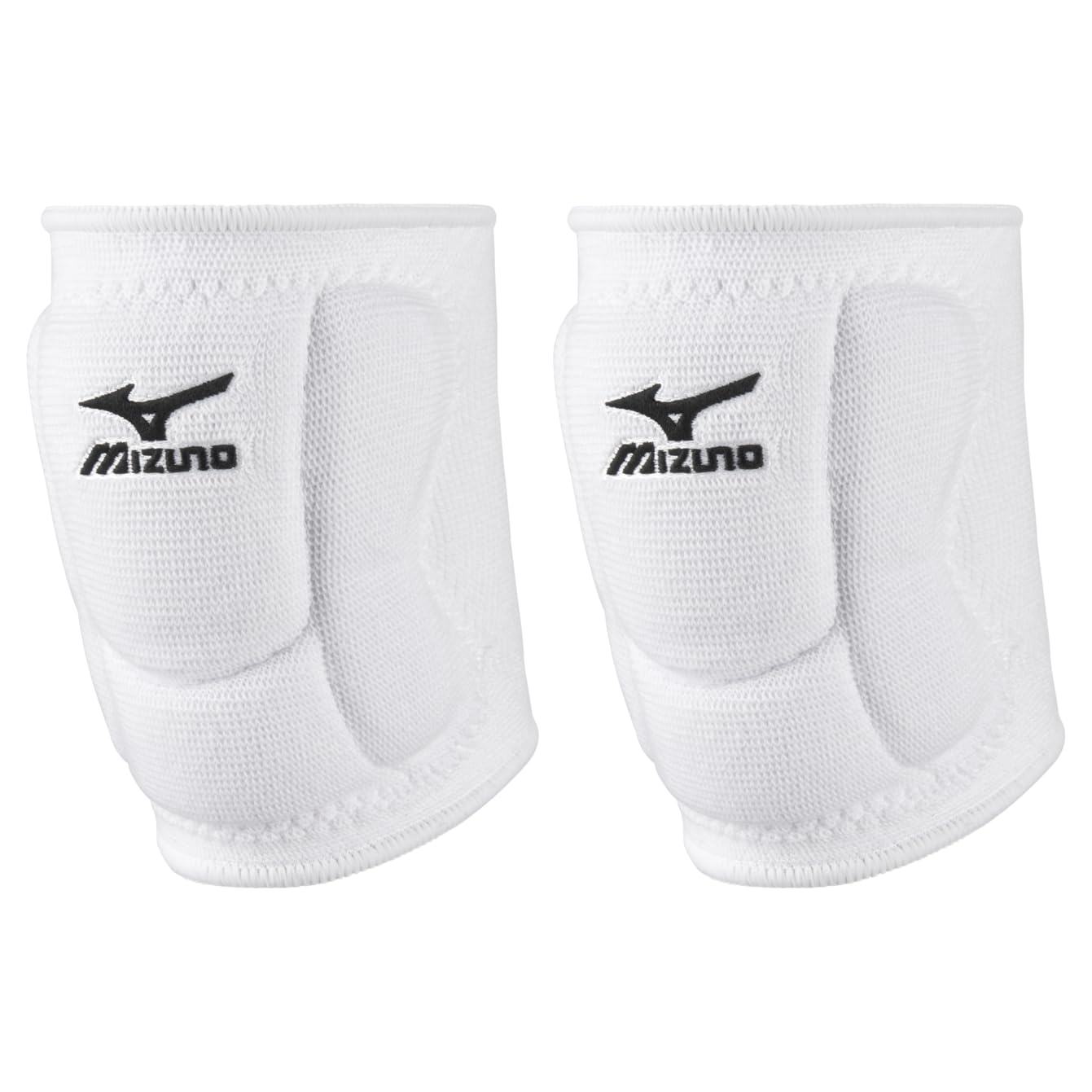 Mizuno LR6 vista frontal blanca mostrando ajuste y cobertura, protección visible