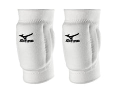Mizuno rodilleras vista frontal mostrando protección y ajuste