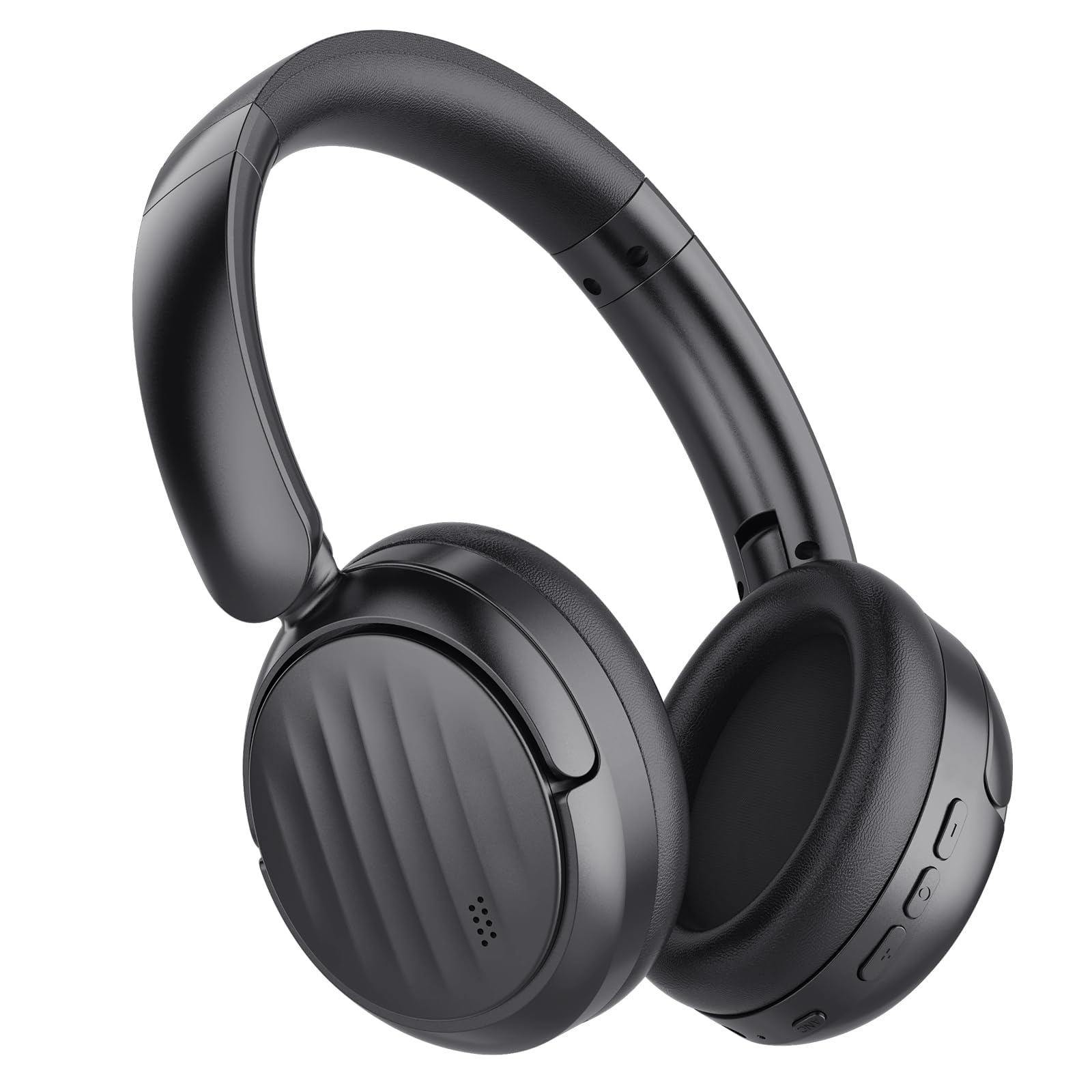 MMWOWARTS auriculares frontal mostrando diseño y botones, comodidad garantizada