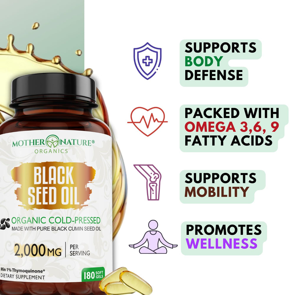 Mother Nature Organics cápsulas junto a desayuno para mostrar incorporación diaria