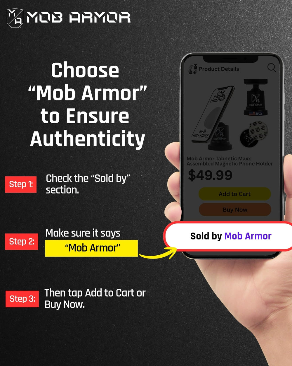 Mob Armor ambientado en coche activo, montaje confiable para viaje