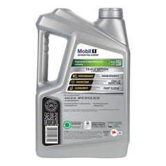 Mobil 1 textura del aceite en gota demostrando baja viscosidad
