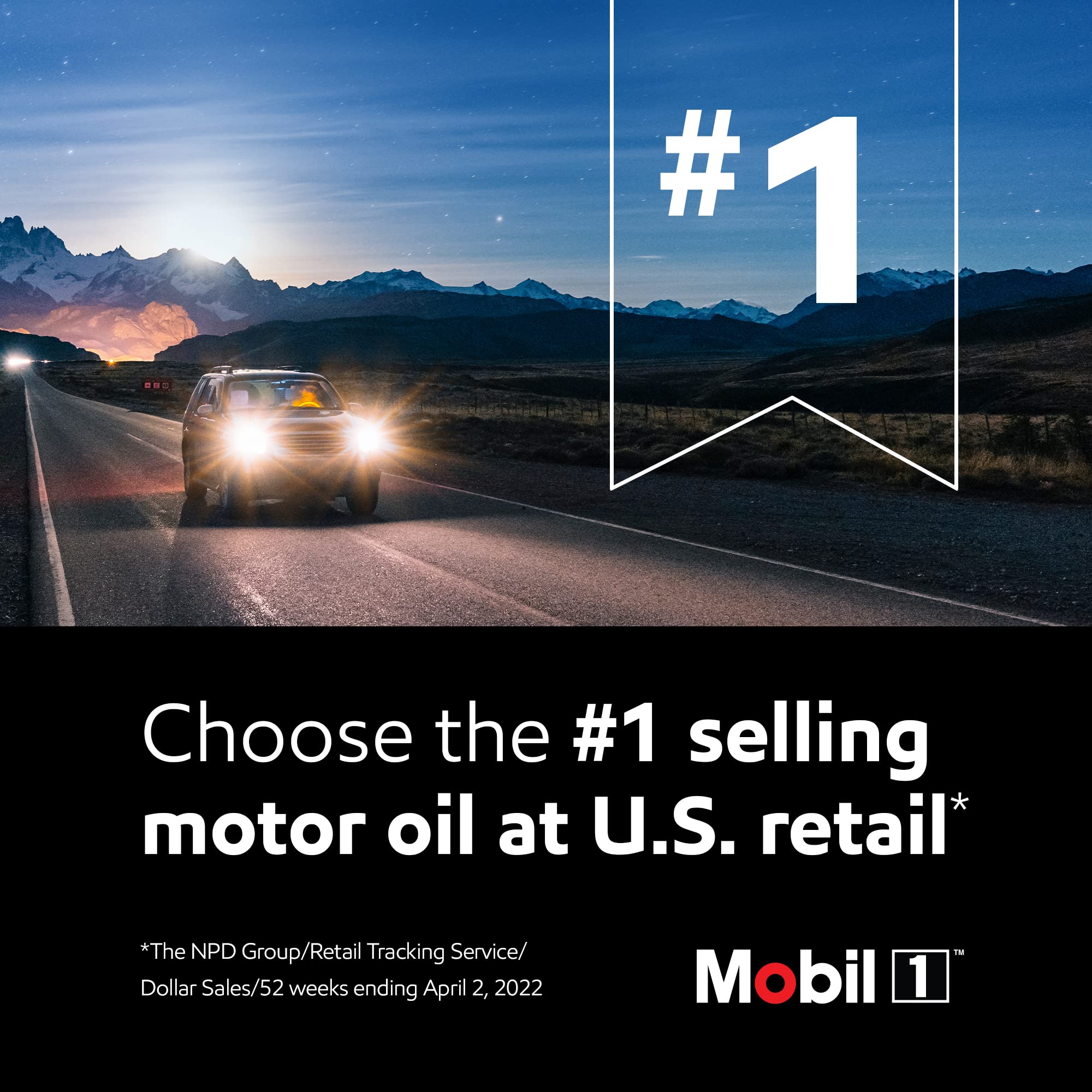 Mobil 1 usado en cambio de aceite en garaje para motor protegido