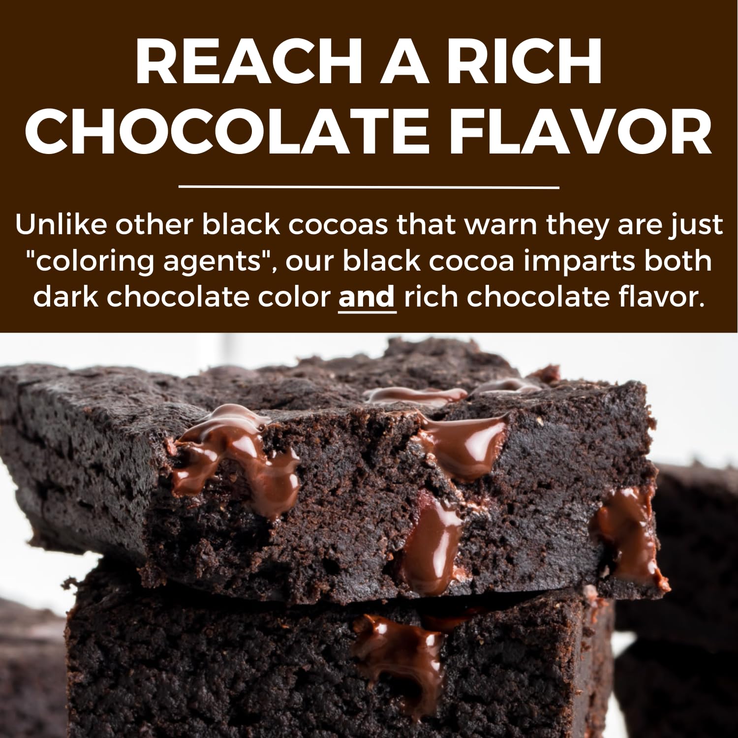 MODERN MOUNTAIN used in sandwich cookies, showing dramatic black color and appeal