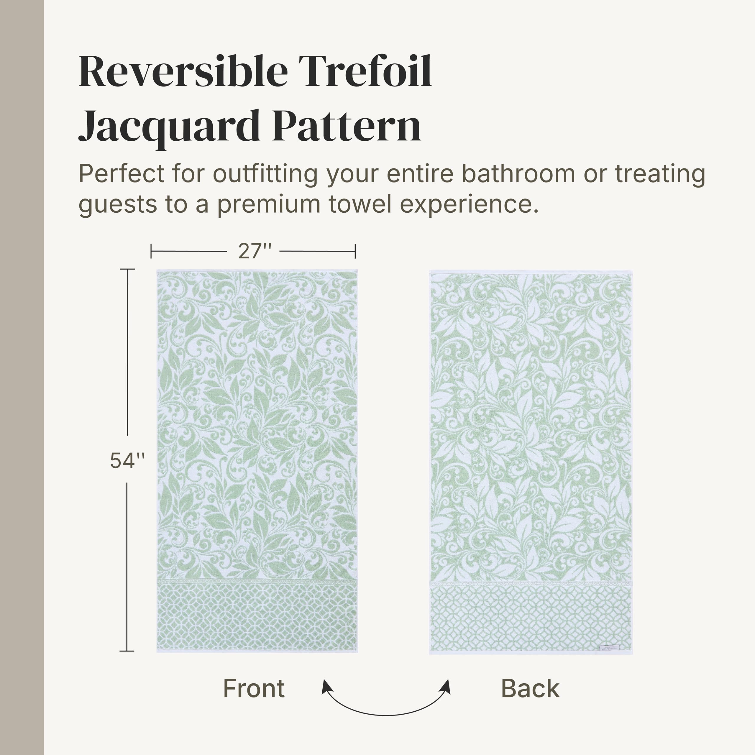 Modern Threads set dispuesto en baño que resalta estilo y coordinación