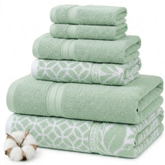 Modern Threads toalla de baño frontal mostrando color sage green y comodidad