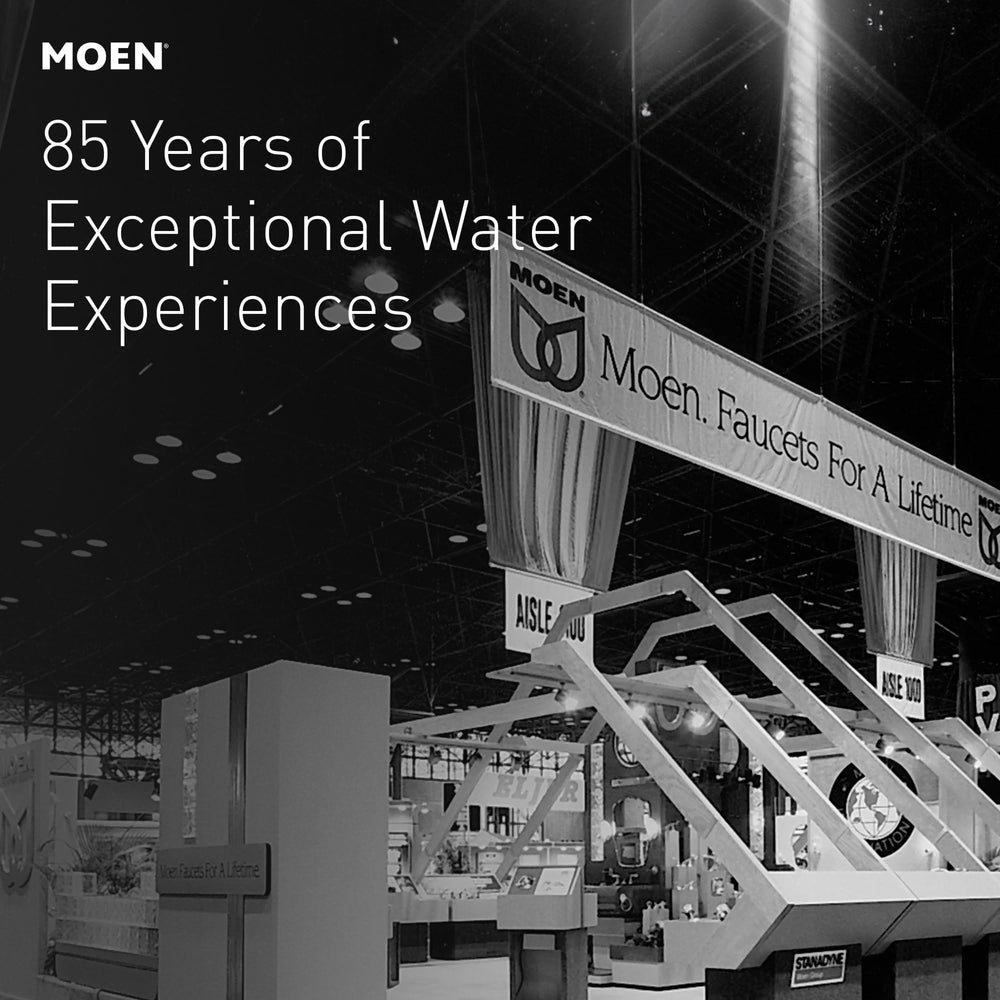 Moen brass texture detail emphasizing corrosion resistance and long-lasting durability