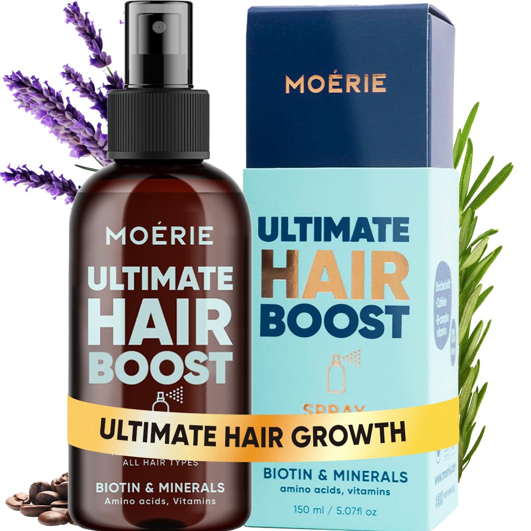 Moerie frente del envase mostrando la botella y beneficios visibles
