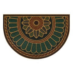 Mohawk Home felpudo frontal Ornamental Rust mostrando diseño y bienvenida