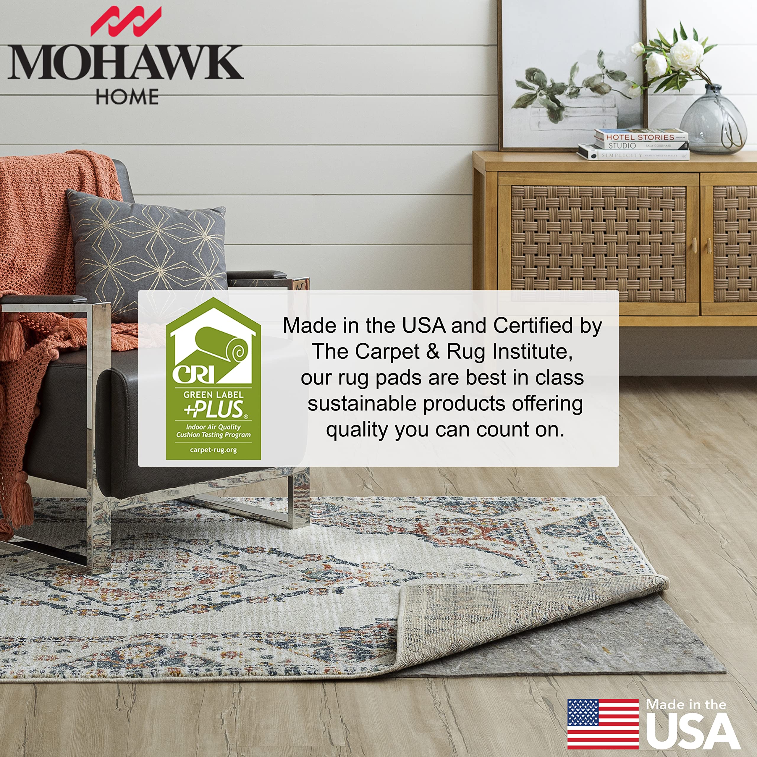 Mohawk Home recortando el protector para ajuste personalizado