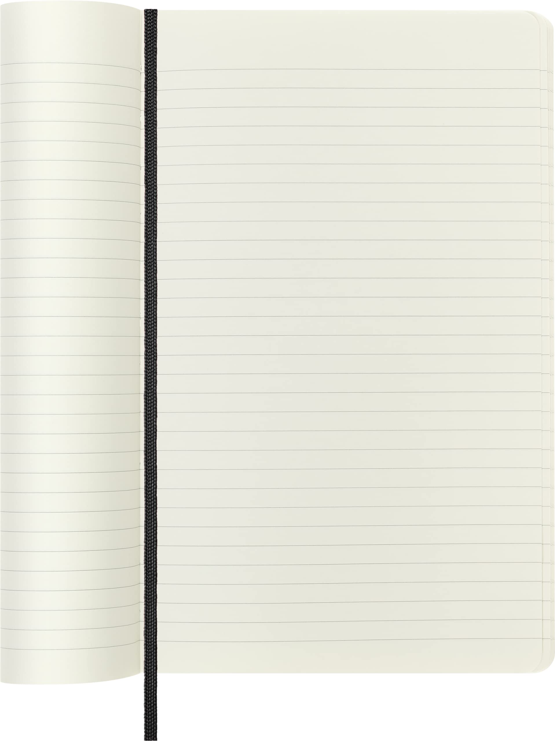 Cuaderno Moleskine en uso sobre escritorio con bolígrafo, favorece la productividad