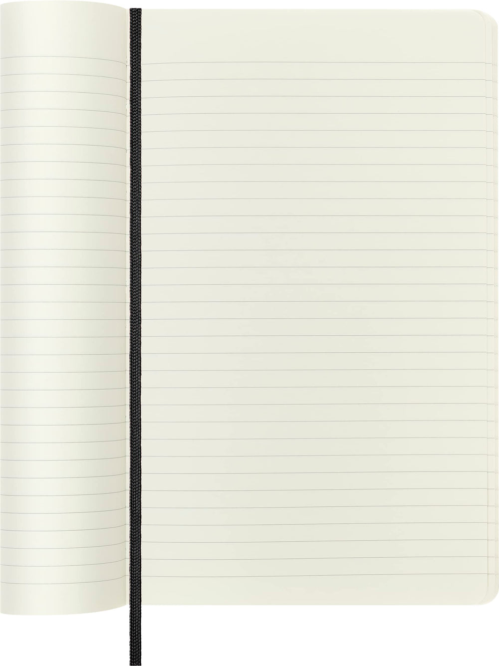 Cuaderno Moleskine en uso sobre escritorio con bolígrafo, favorece la productividad