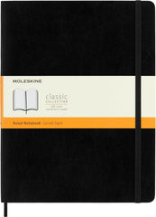 Moleskine tapa blanda frontal con cierre elástico, aspecto profesional y portátil