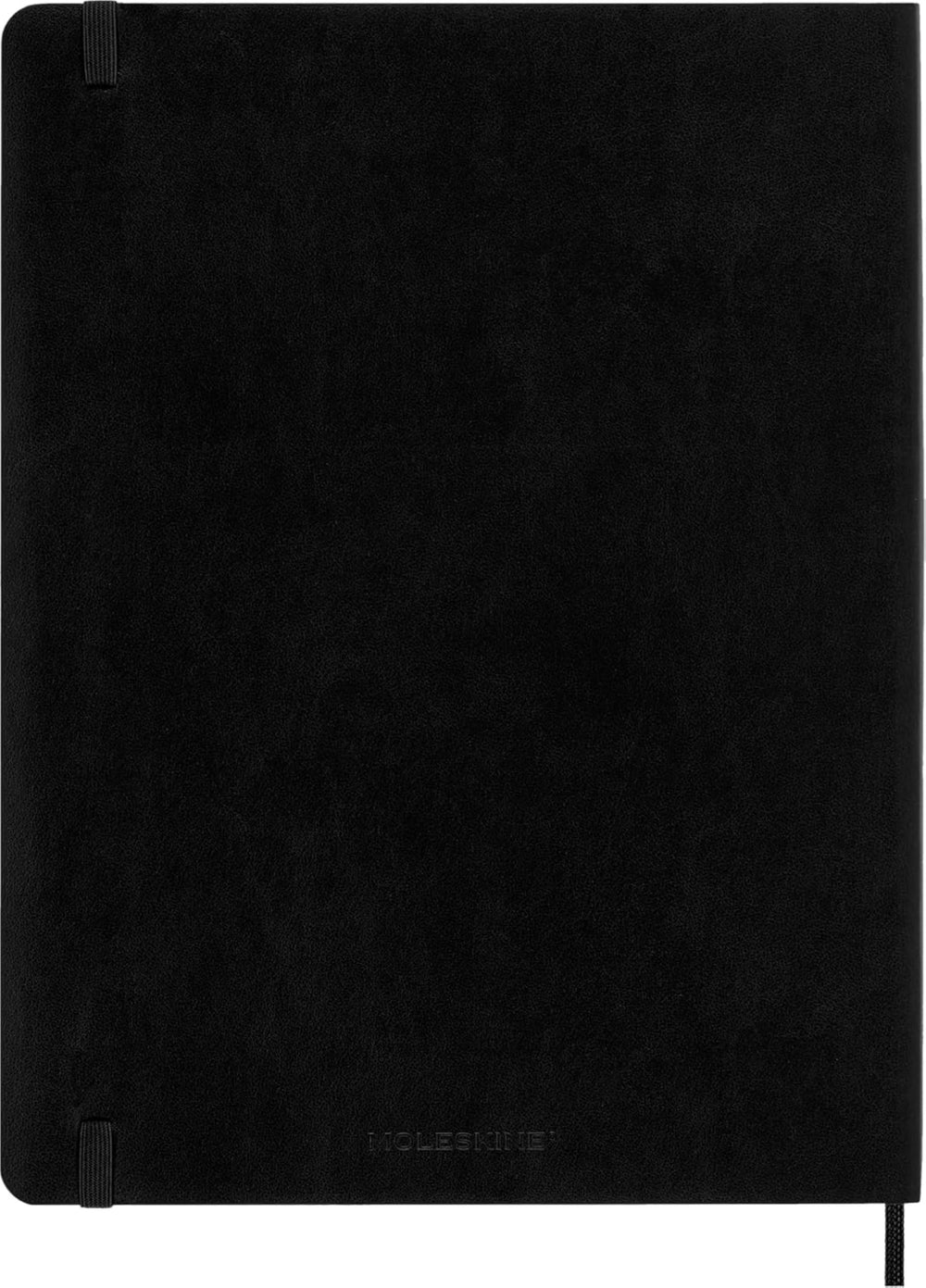 Primer plano de la textura de la cubierta Moleskine, tacto resistente y flexible