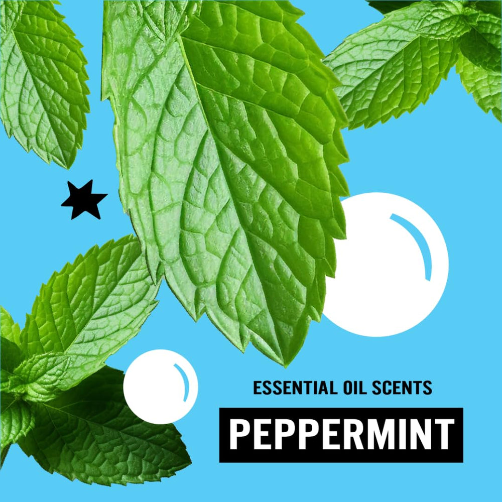 Molly's Suds etiqueta con ingredientes y certificación Leaping Bunny visible y clara