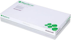 Molnlycke Mepiform paquete frontal mostrando láminas autoadherentes y uso práctico