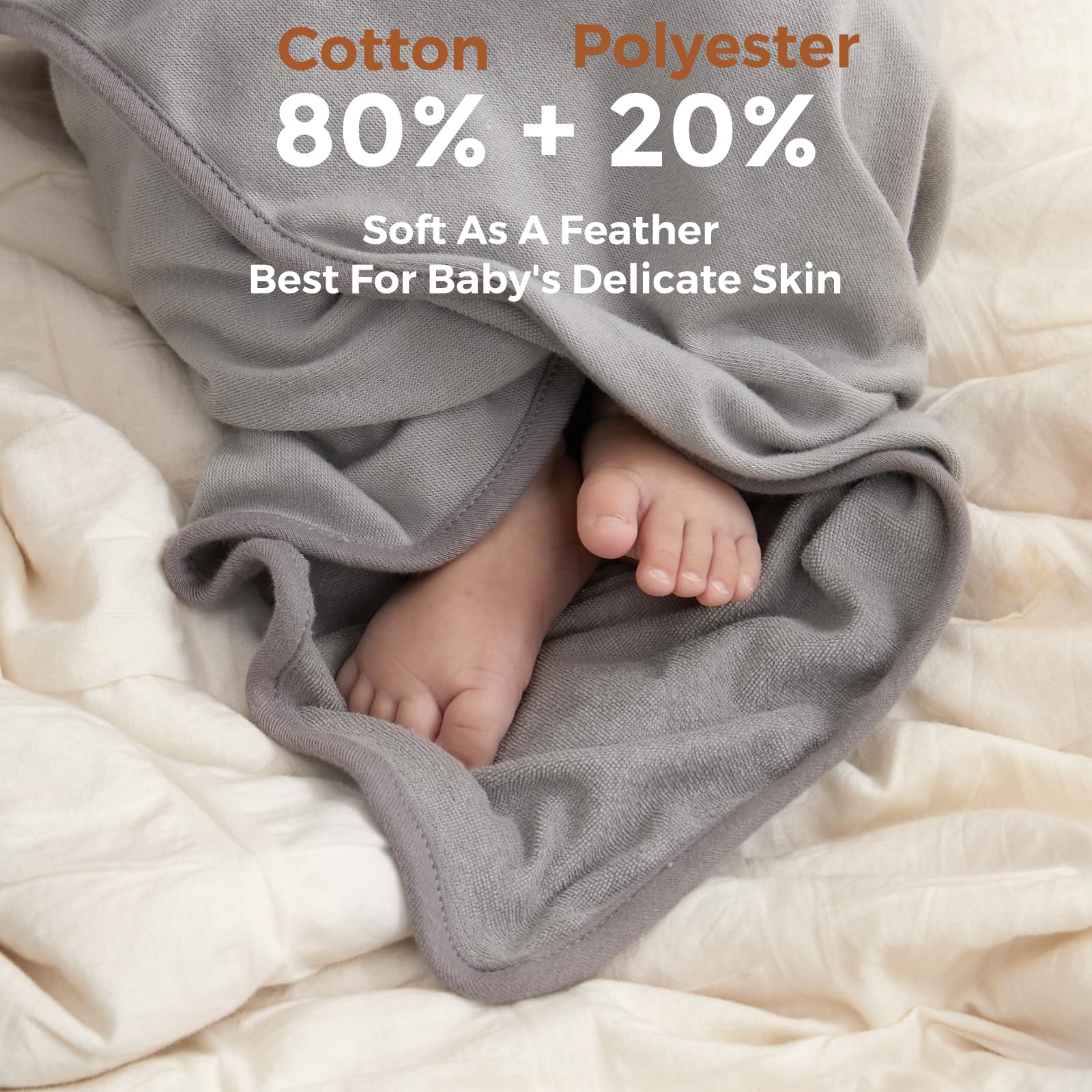 Momcozy bebé envuelto con capucha elefante manteniendo calor y confort