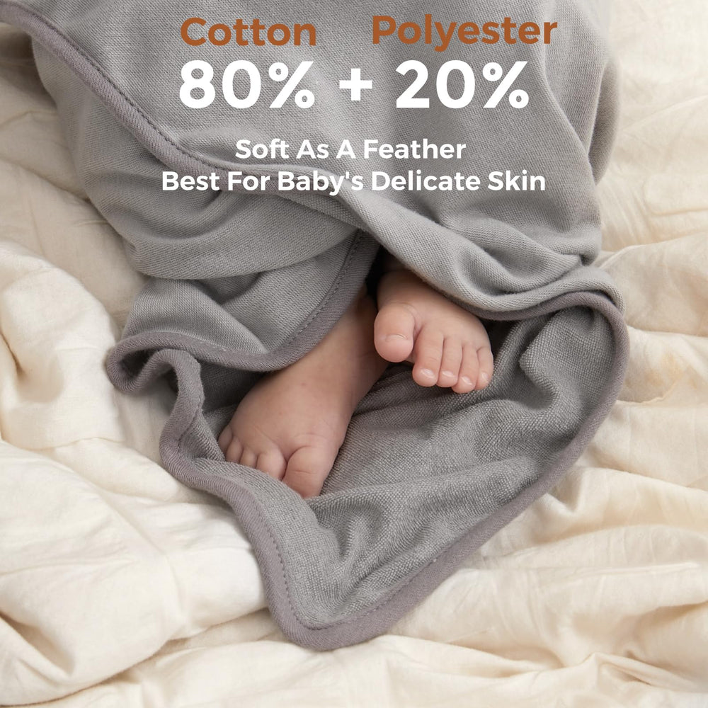 Momcozy bebé envuelto con capucha elefante manteniendo calor y confort