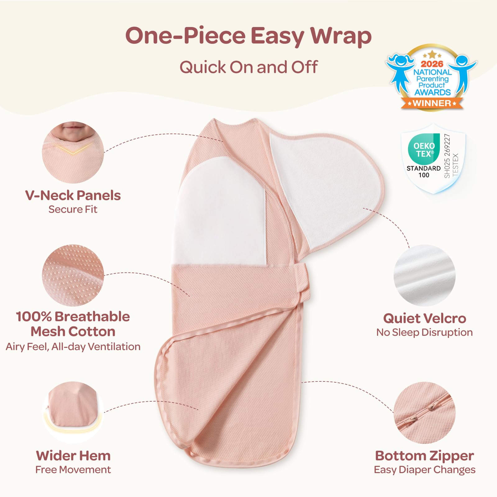 Momcozy bolsa inferior amplia que permite movimiento natural de piernas
