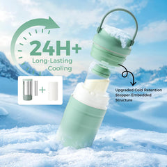 Momcozy botella de 12oz cerrada y lista para almacenar leche