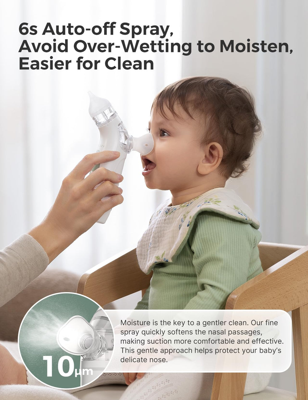 Momcozy copa de recolección vista interior para limpieza higiénica fácil