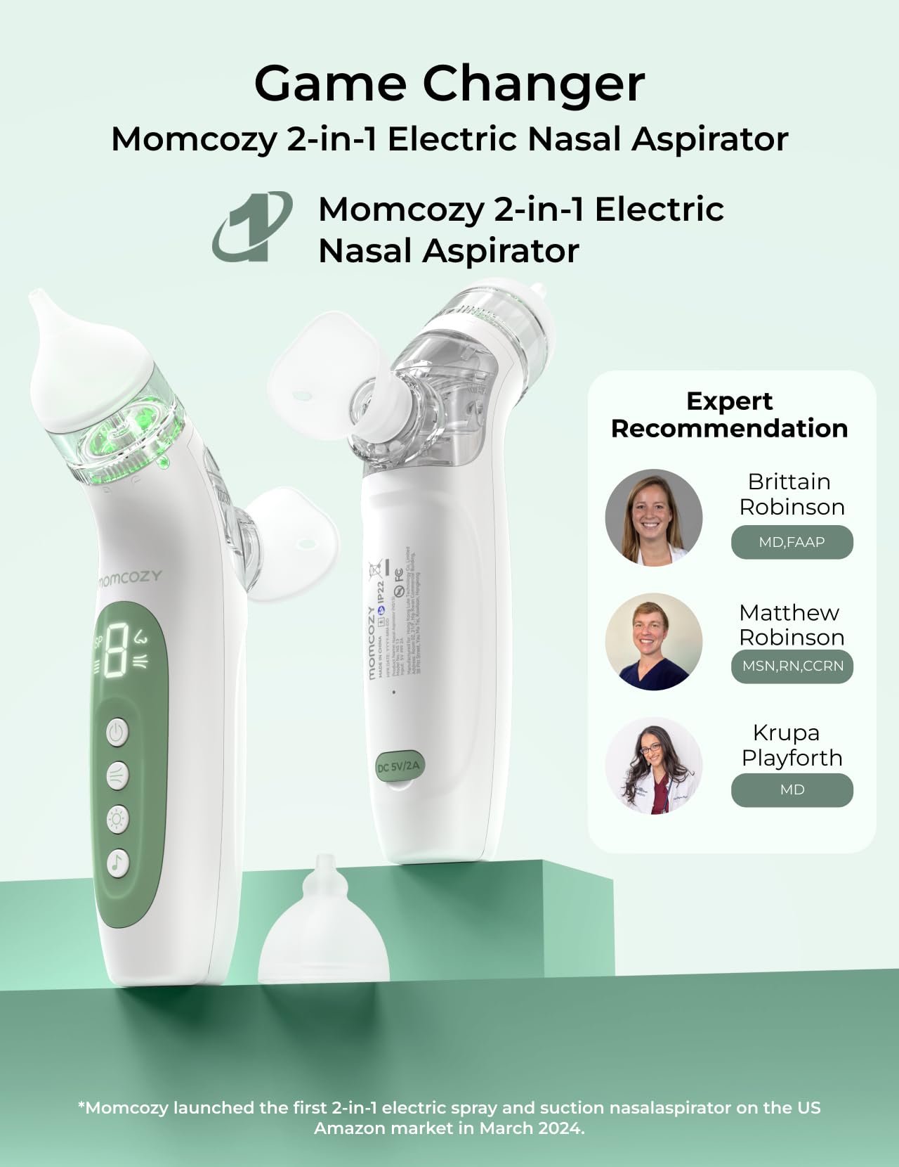 Momcozy boquilla de silicona suave enfocada en comodidad nasal segura