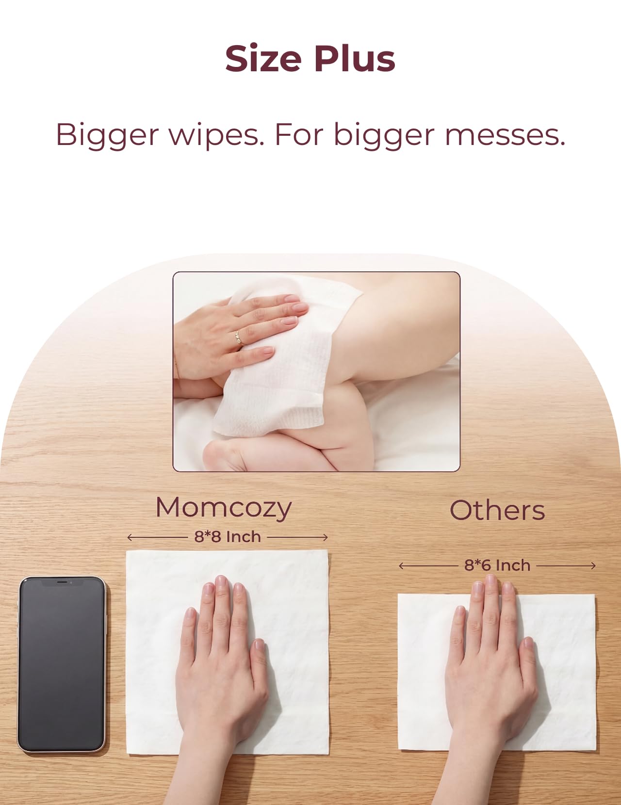 Momcozy tapa pop-up y sello resellable mantienen frescura por más tiempo