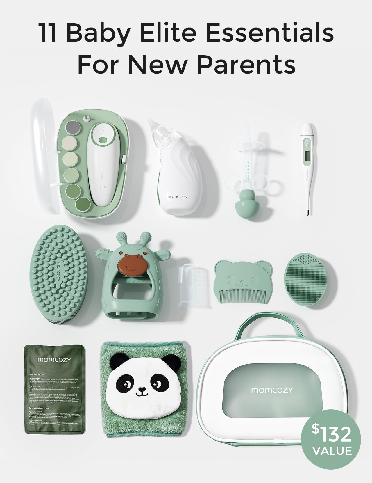 Momcozy cortaúñas detalle del cabezal que ofrece limado suave y seguro