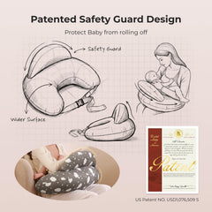 Momcozy primer plano de textura, funda suave y transpirable