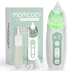 Momcozy dispositivo frontal mostrando controles y diseño ergonómico