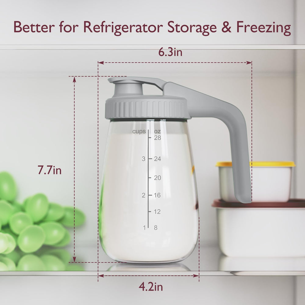 Momcozy boca ancha vista superior para limpieza y llenado cómodo