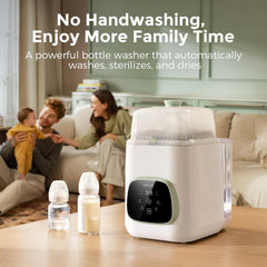 Momcozy KleanPal Pro detalle interior con chorros que garantizan limpieza profunda