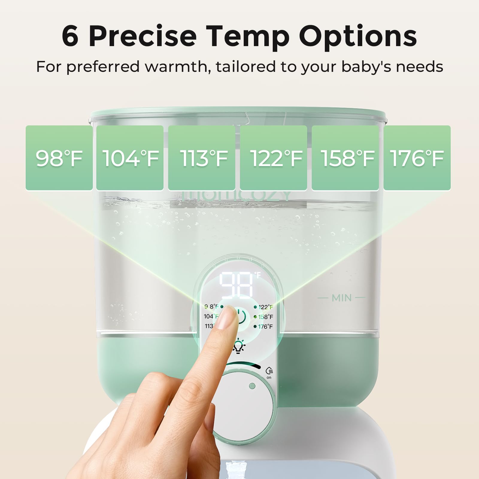 Momcozy luces nocturnas suaves para preparar biberones sin despertar al bebé