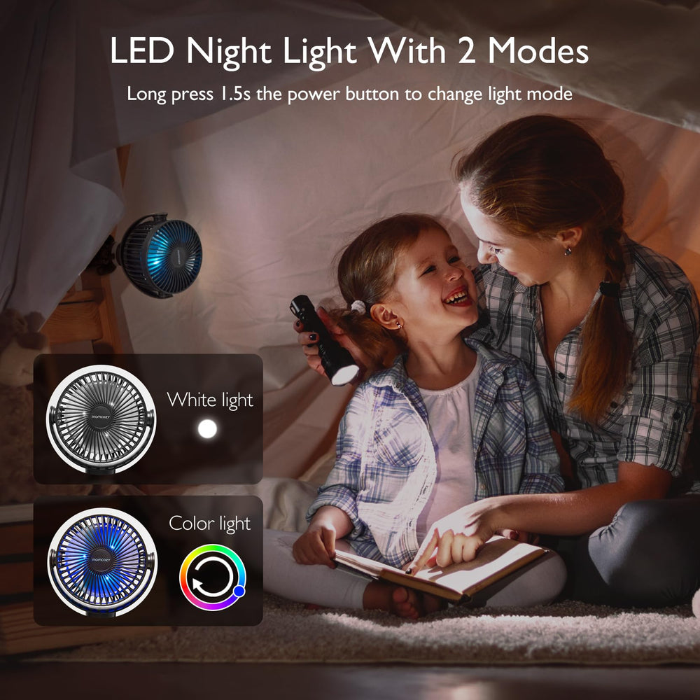 Momcozy luz LED blanca y colorida ilumina sin molestar al bebé