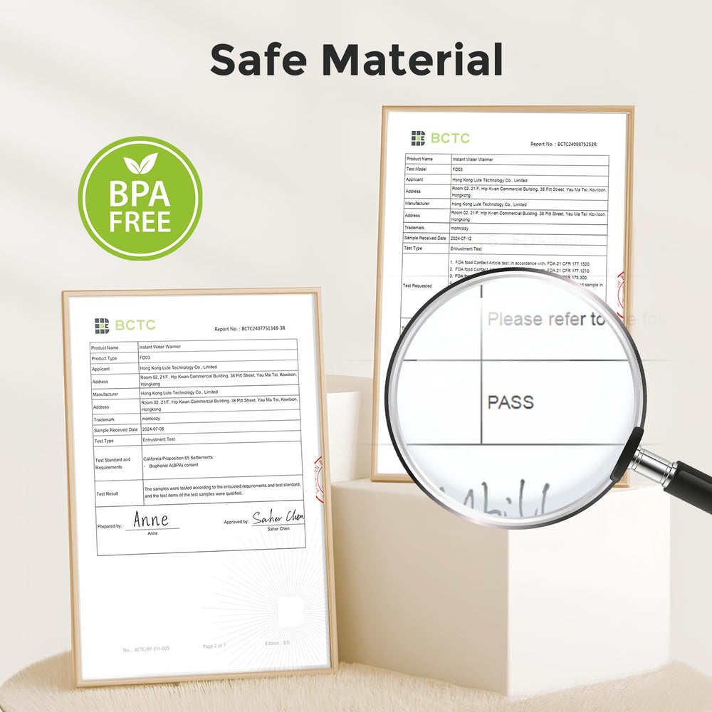 Momcozy etiqueta de material food-grade y libre de BPA para seguridad